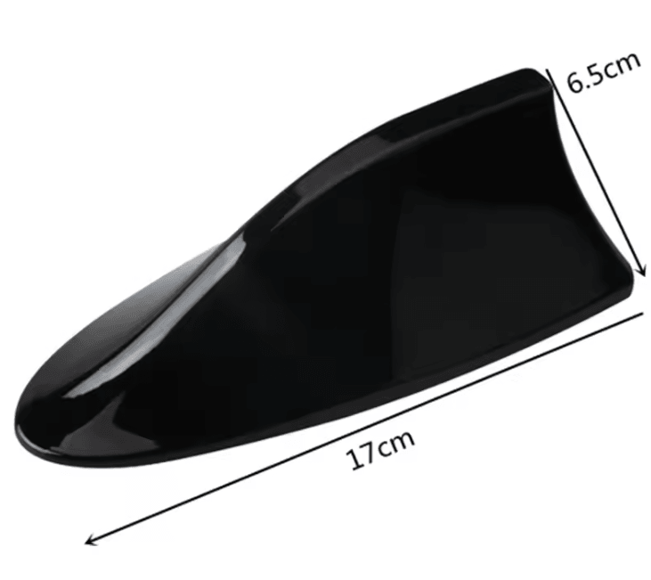 Universal Shark Fin Car Antenna with Carbon Fiber Look and Signal Amplifier
