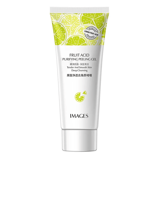 Natural Fruit Acid Peeling Gel Gentle Facial Exfoliating Cleanser