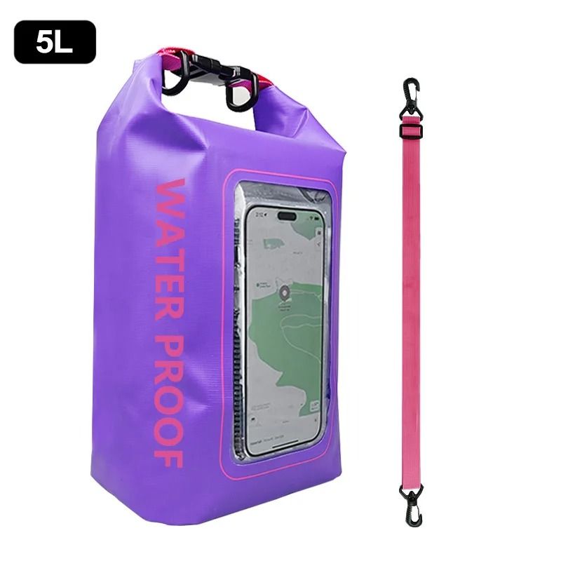 Touch Screen Transparent Dry Bag Backpack 2L and 5L