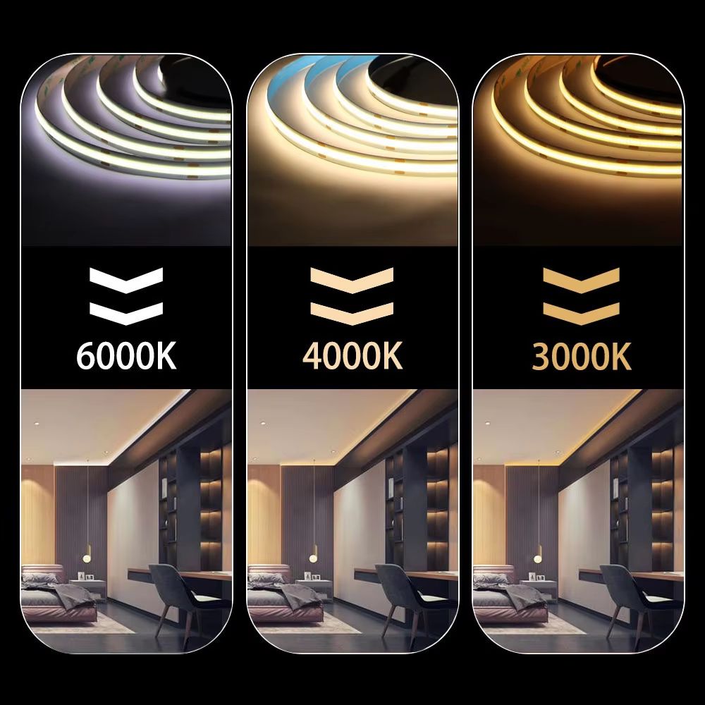 COB High-Density LED Strip Light – Flexible Linear Lighting Tape