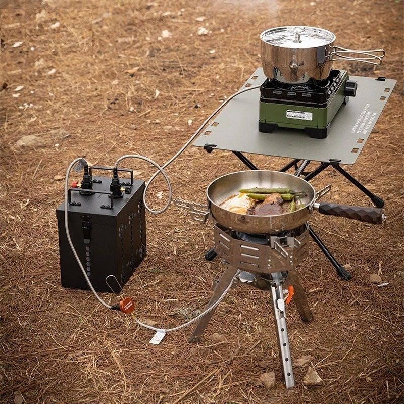 Fuel Storage Camping Stove for Outdoor Cooking and RV Use