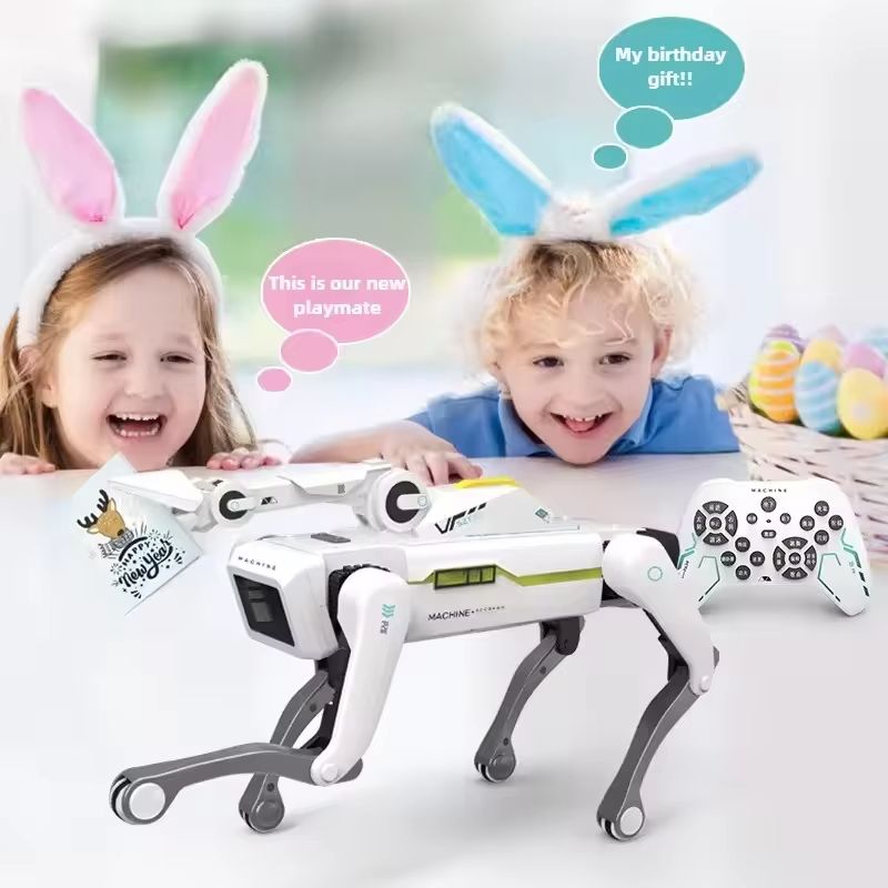 Teeggi Electric RC Robot Dog – Intelligent Remote Control Bionic Pet & Educational Smart Toy