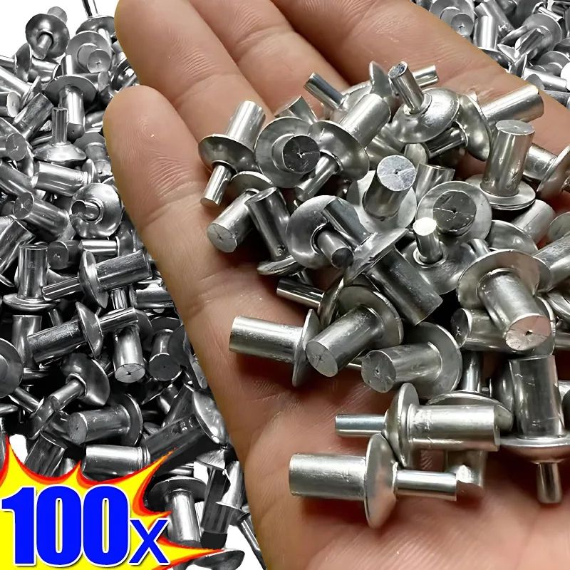 Premium Hammer Drive Expansion Rivets – Heavy-Duty Aluminum Fasteners (100 pcs)