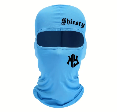 Letter Print Balaclava Face Mask Windproof and Sun Protection Cycling Hat Unisex
