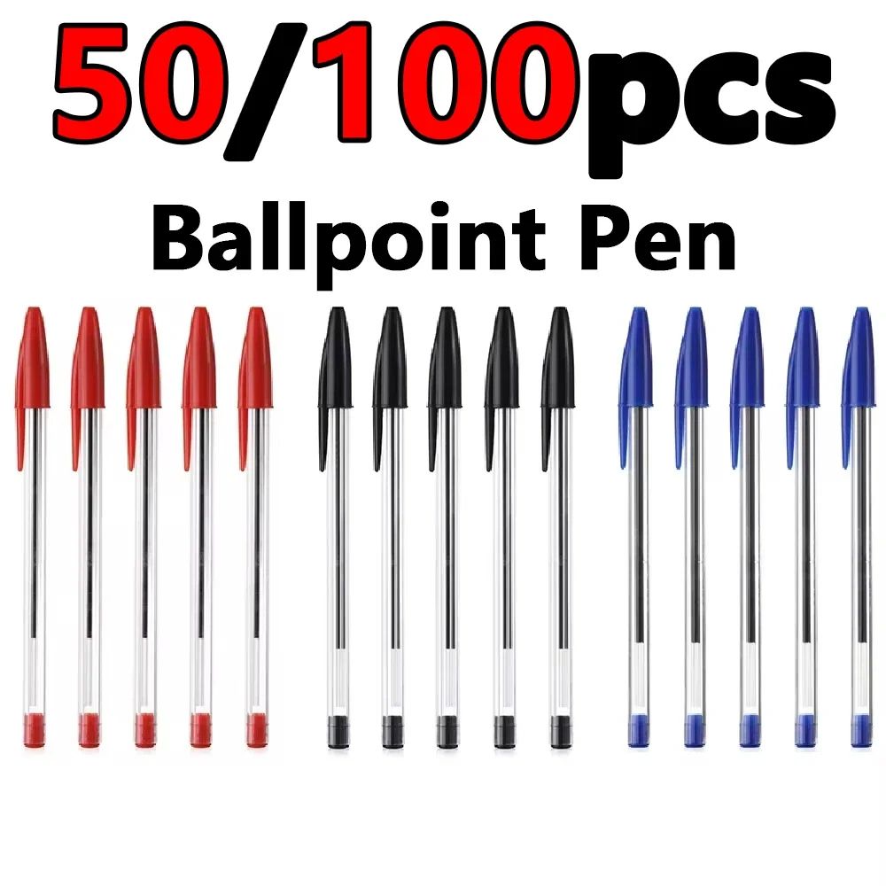 SmoothWrite 3-Color Ballpoint Pens – 1.0mm Long-Lasting Multi-Ink Office & School Writing Pens