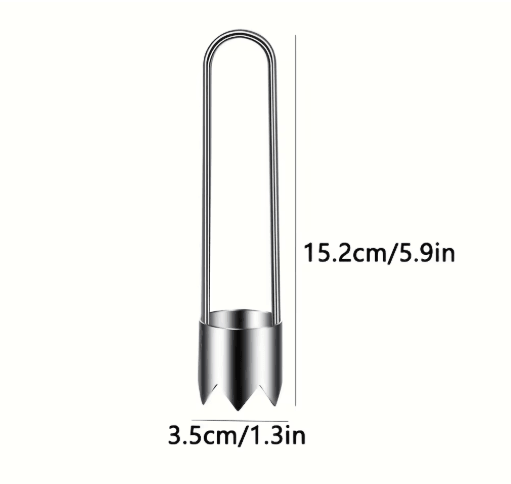 Stainless Steel Apple Corer Tool Set – Easy Fruit & Vegetable Core Remover (1–3pcs)