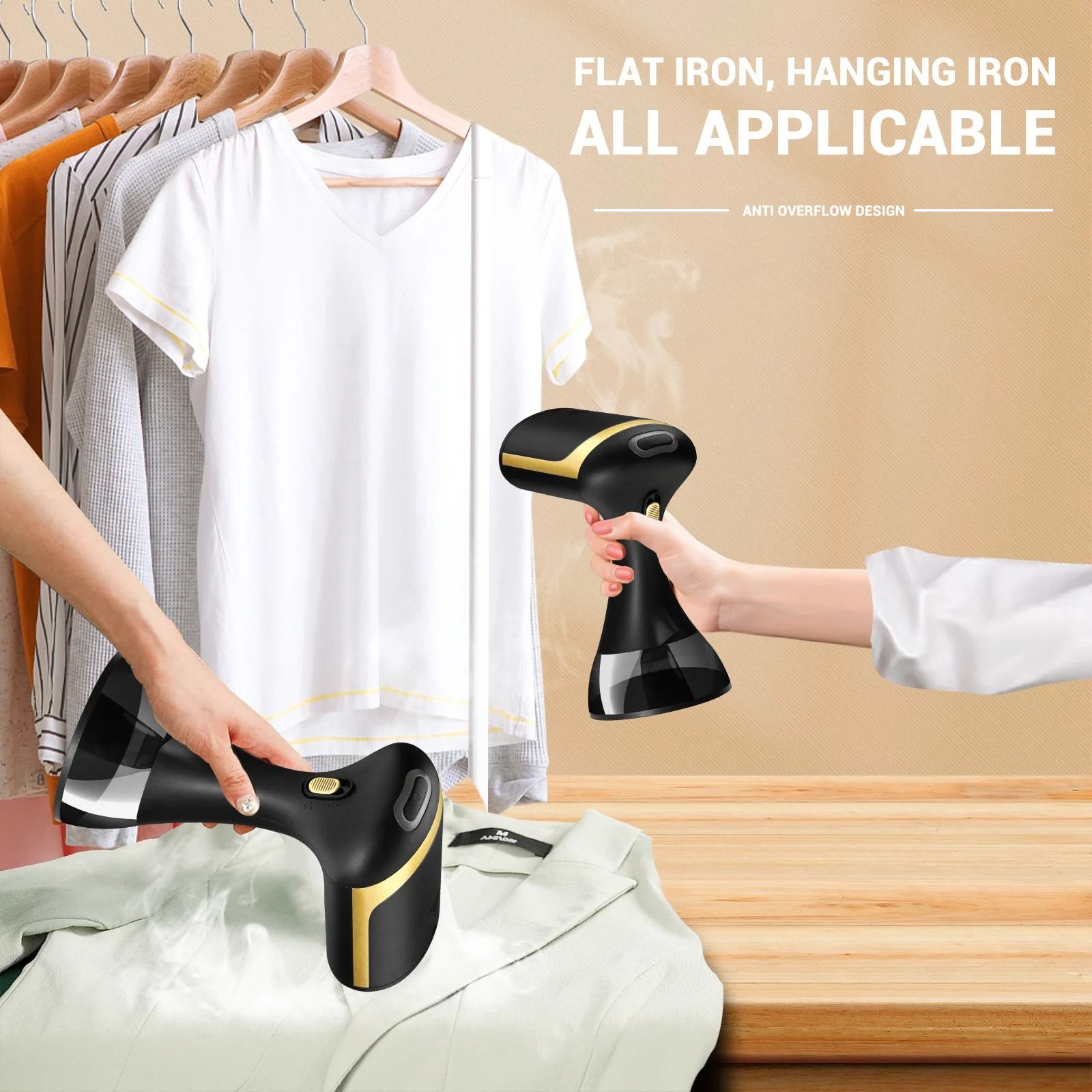 High Performance 1500W Professional Handheld Steam Iron