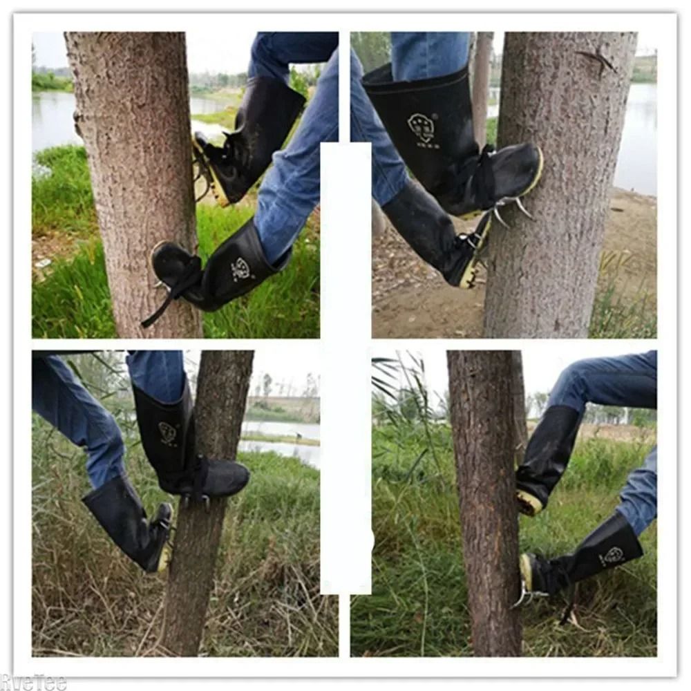 Tree Climbing Spikes with Optional Hook Attachment