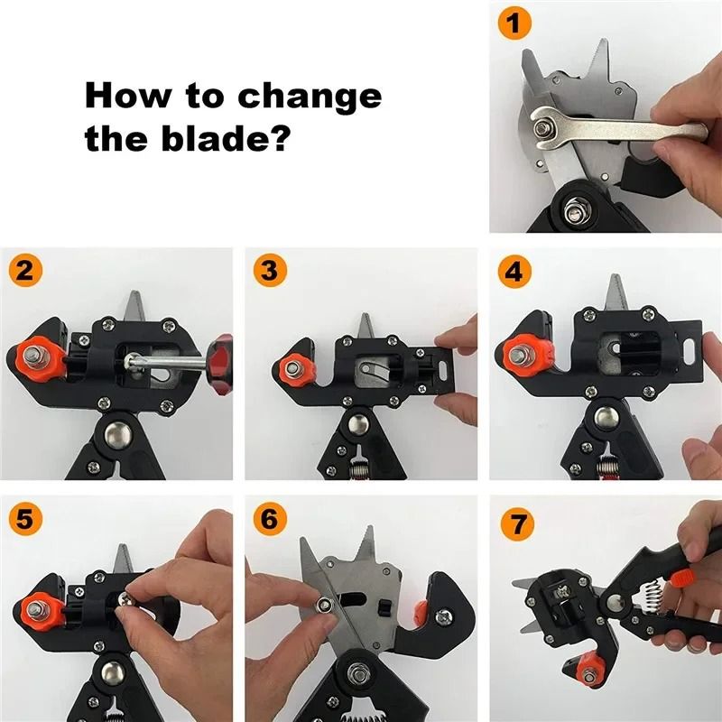Professional Garden Grafting Tool & Pruner – Precision Branch Cutter and Plant Shears Kit