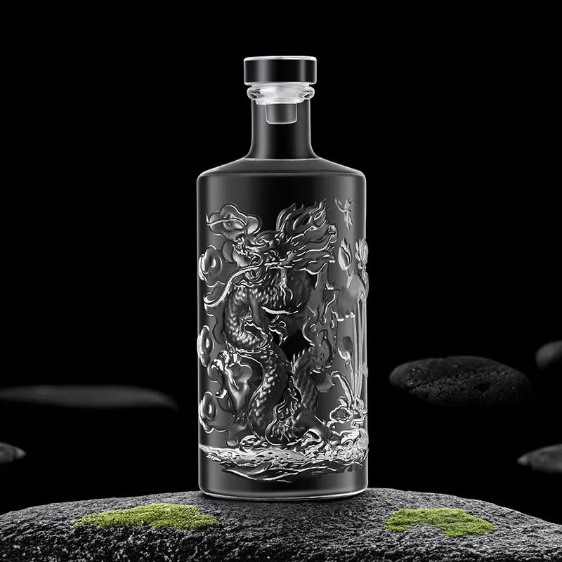 500ml Glass Water Bottle with Cover