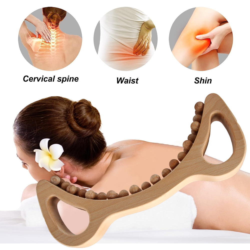 Cellulite Massager Body Slim Brush, Wood Therapy Massage Tools, Maderoterapia Kit Colombiana, Anti Cellulite Roller