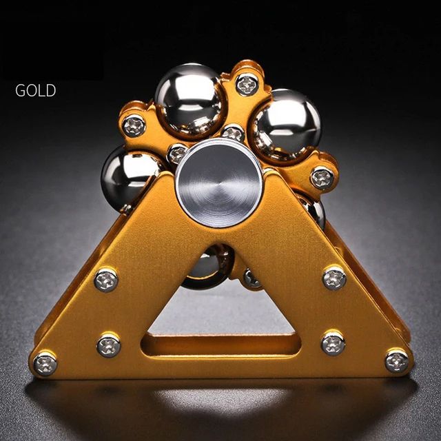 Foldable Double Pendulum Metal Fidget Spinner, Antistress Hand Spinner, Gyroscope Adult Toys & Stress Relief Gift