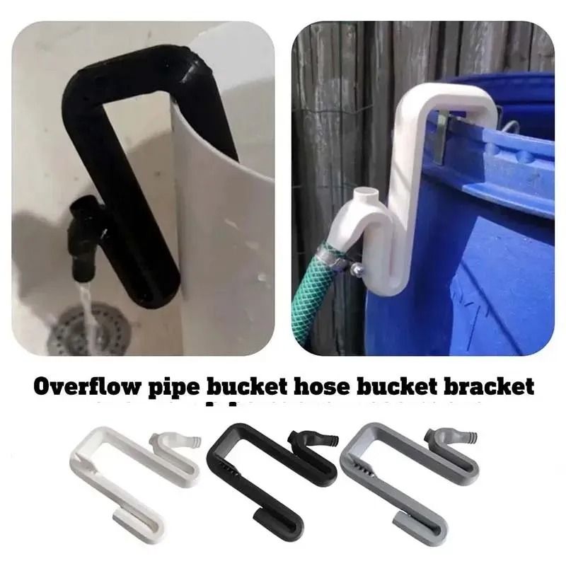 Self-Priming Siphon Hose System – No-Drill Overflow & Rainwater Transfer Pipe – Effortless Auto Drain Solution