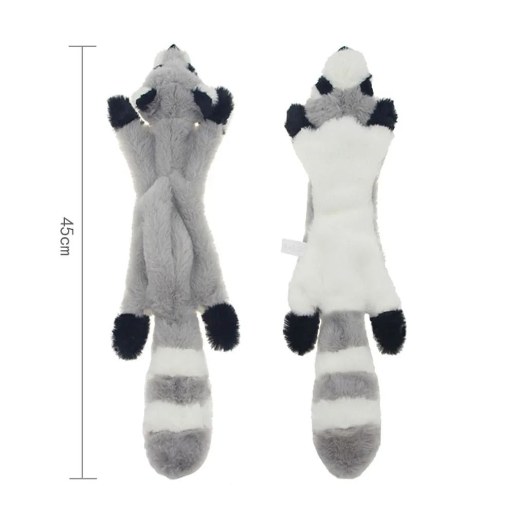 Mess-Free Stuffingless Plush Squeaky Dog Toy