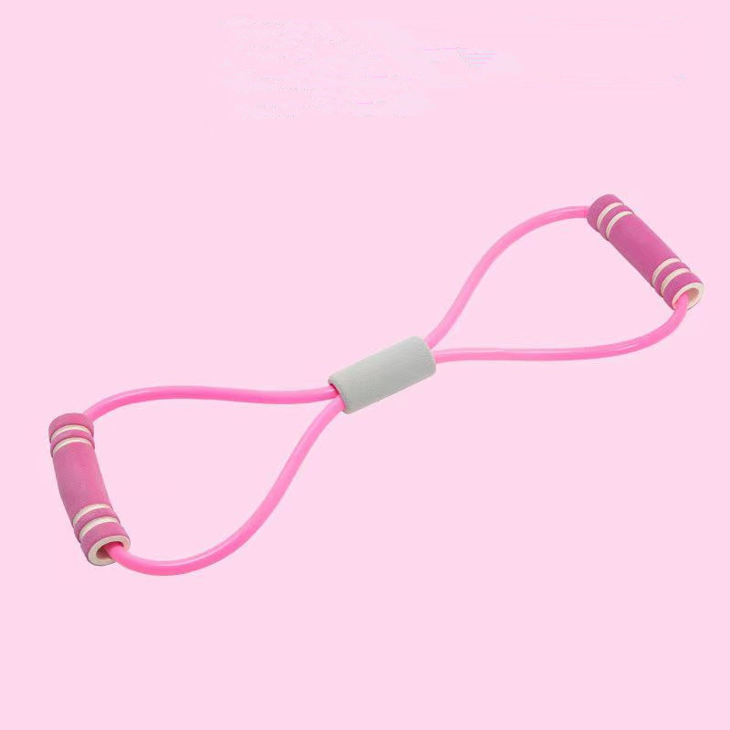 Yoga Training Resistance Band, 8-Character Back Beauty, Women's Fitness Elastic Tube Expander