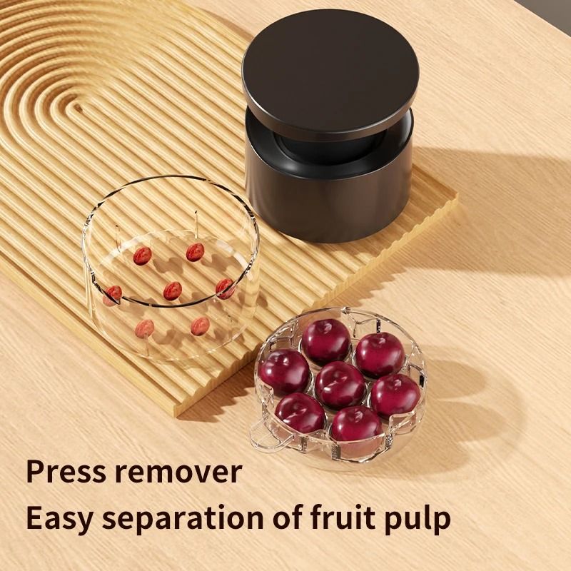 Easy Press Cherry Pitter Tool with Multi Hole Design