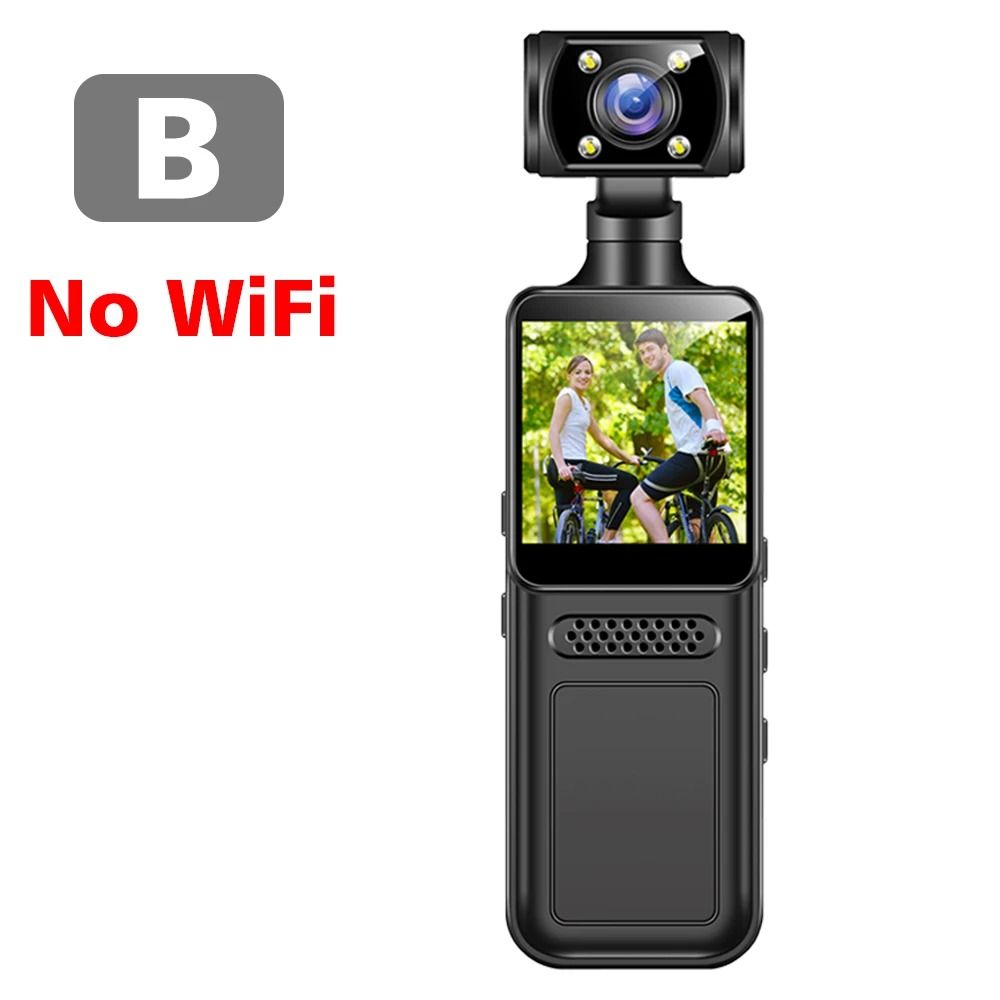 HD 4K Mini WiFi Action Camera with Motion Detection and 180 Degree Rotating Mount