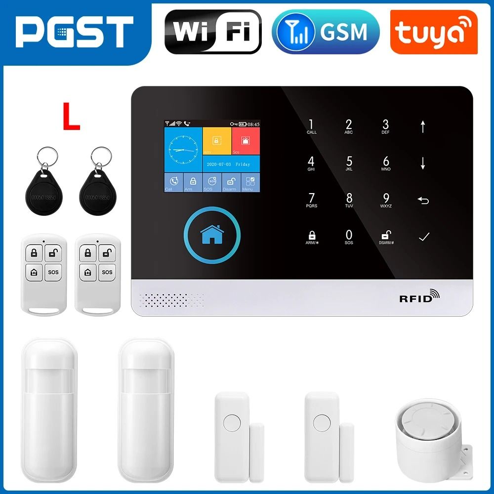 PGST 103 4G WiFi GSM Home Security Alarm System