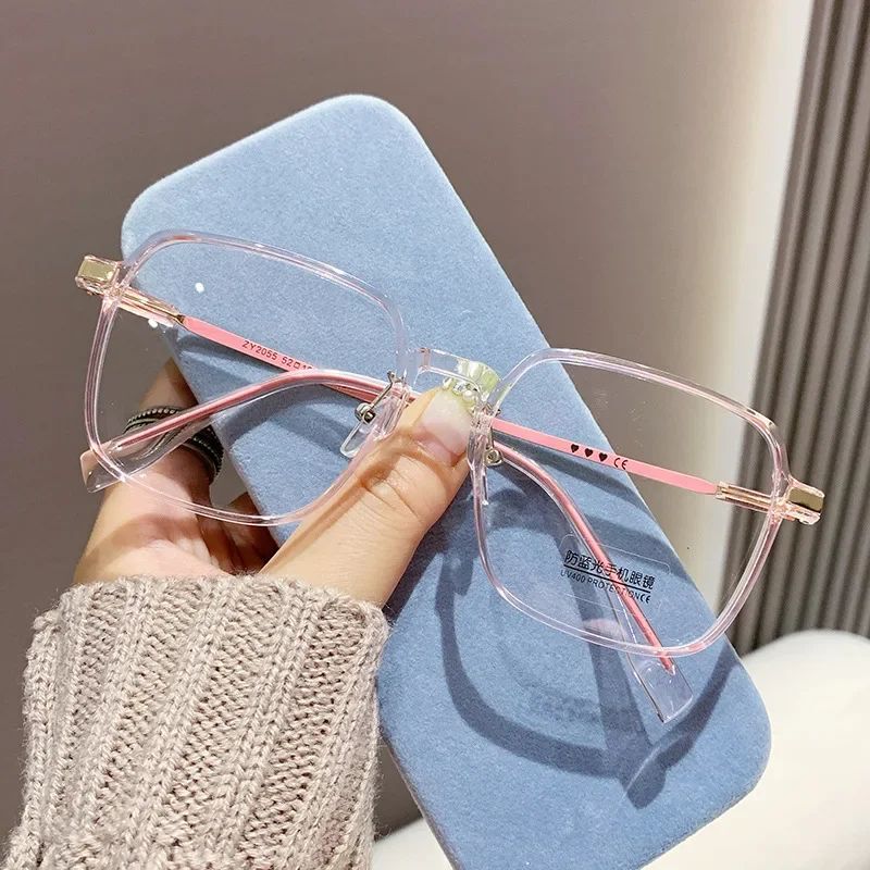 High-Definition Anti-Blue Light Reading Glasses Transparent Frame Unisex Eyewear