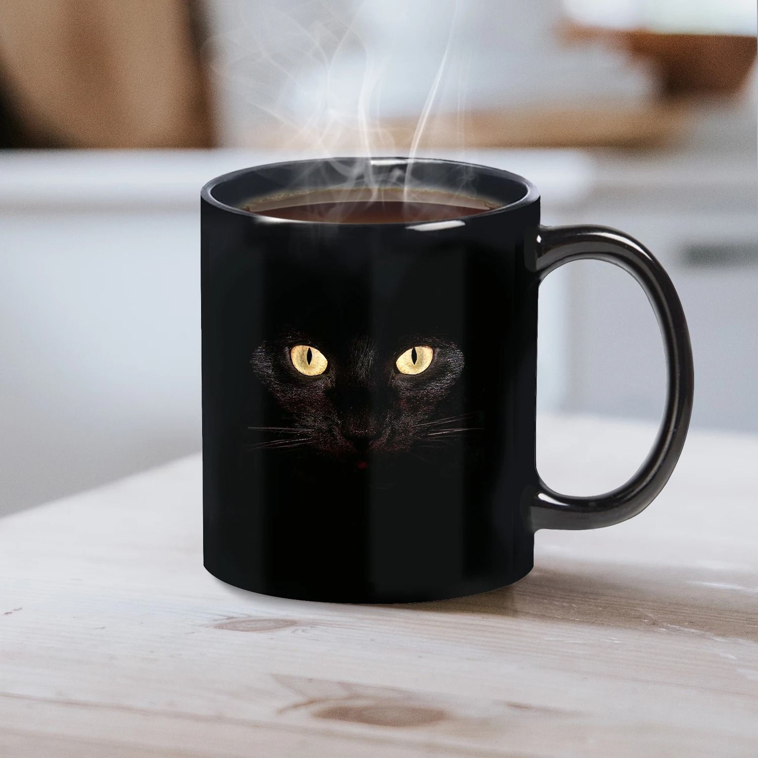 Black Cat Artisanal Coffee Mug