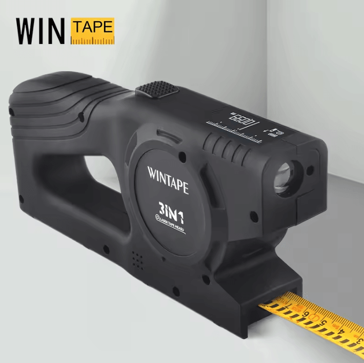 50 Meter Wintape Three-in-One Digital Laser Distance Meter with Digital Display