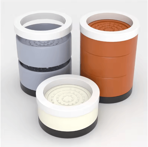 Universal Furniture Foot Pads Moisture Proof Shock Absorbing Leg Riser Base for Tables and Cabinets