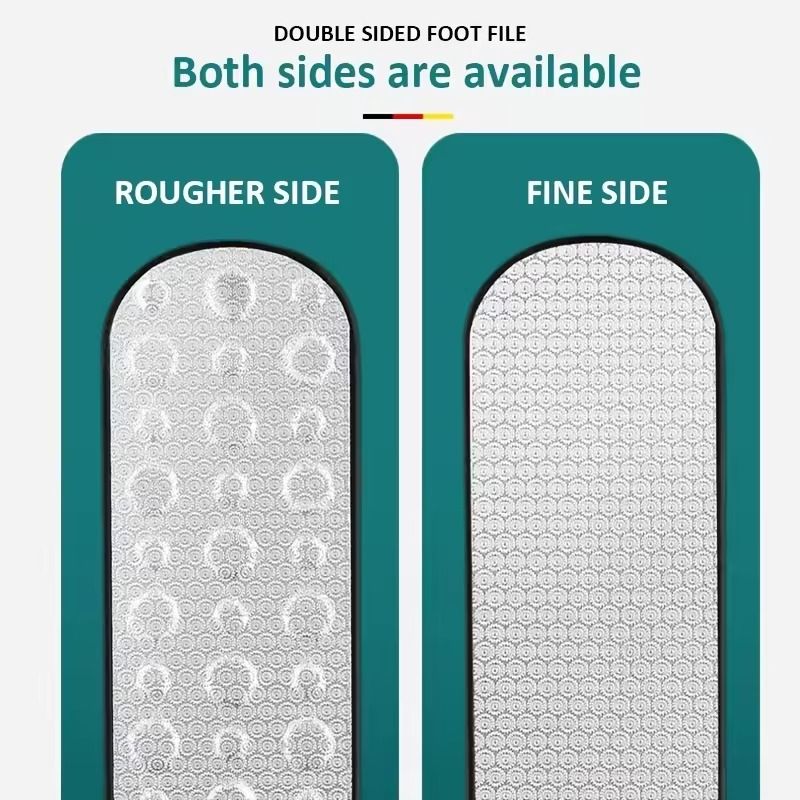 High Quality Stainless Steel Double Sided Foot File Callus Remover Pedicure Tool