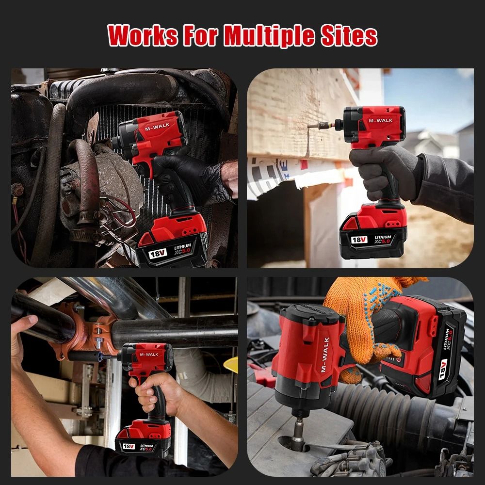 M-WALK 300N.m High-Power Brushless Impact Driver 18V