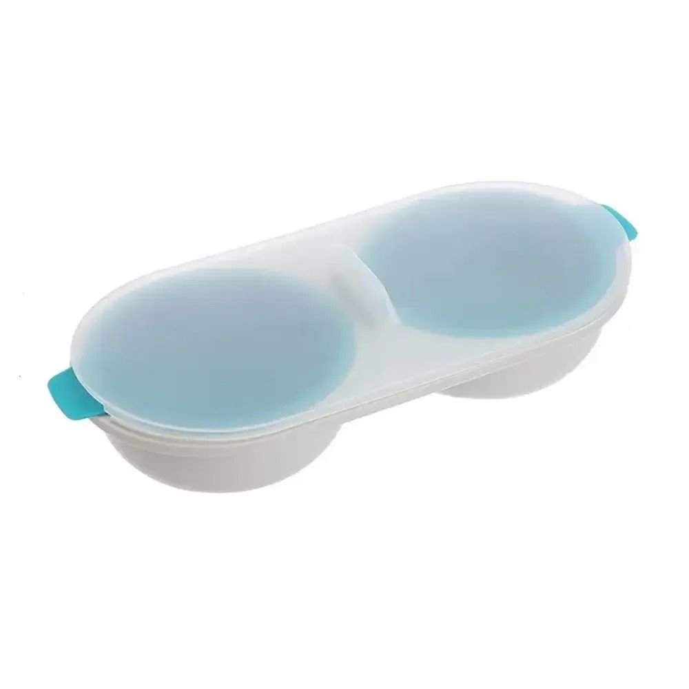 Microwave Double-Cup Egg Poacher & Lotus Maker