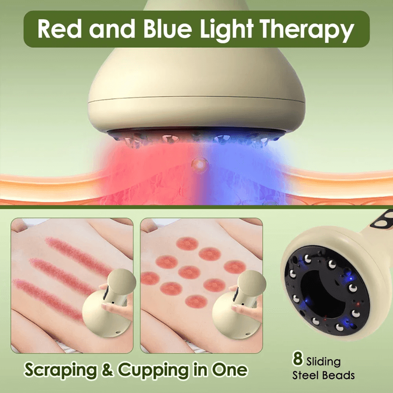 Smart Cupping Massage Machine with Red Light Therapy and Vacuum Suction