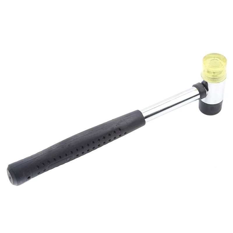 Double-Headed Guitar Fret Hammer – Rubber & Hard Surface Luthier Tool for Fretboard Repair