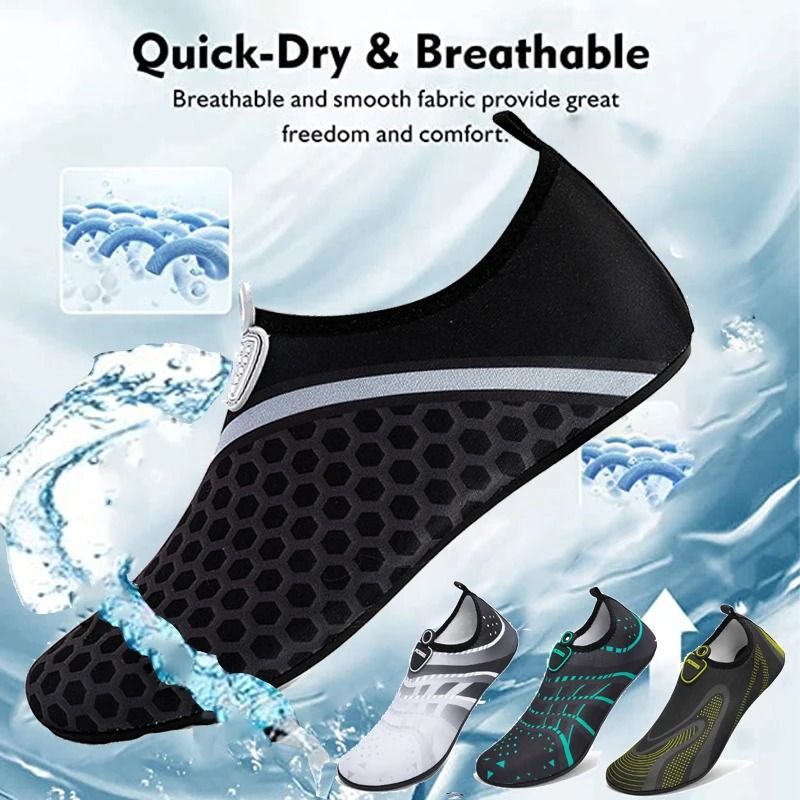 Unisex Water Shoes Quick Dry Non Slip Beach Swim and Aqua Footwear