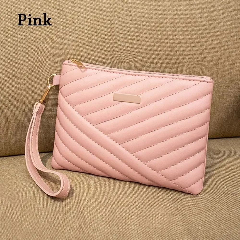 Stylish Women's Leather Envelope Wristlet