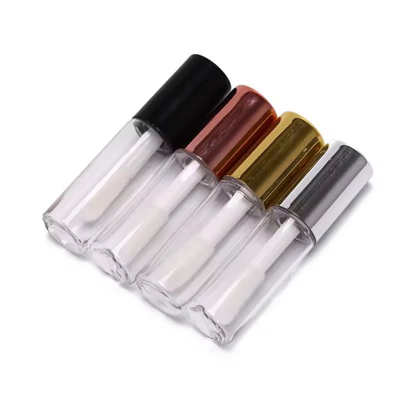 Customizable 10-Pack Empty Lip Balm & Lipstick Tubes – DIY Cosmetic Containers with Cap