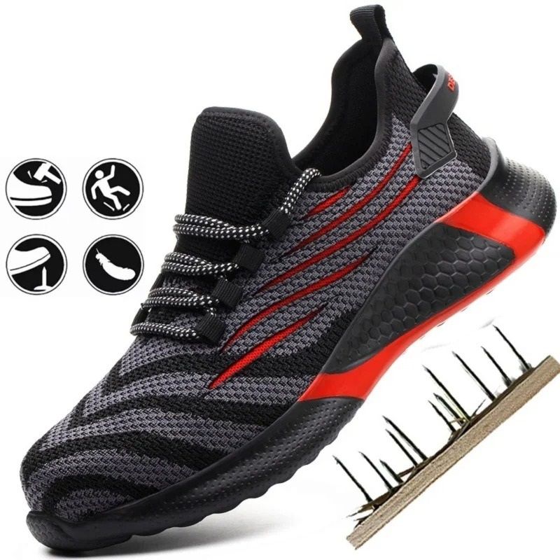 Mens Lightweight Safety Work Shoes