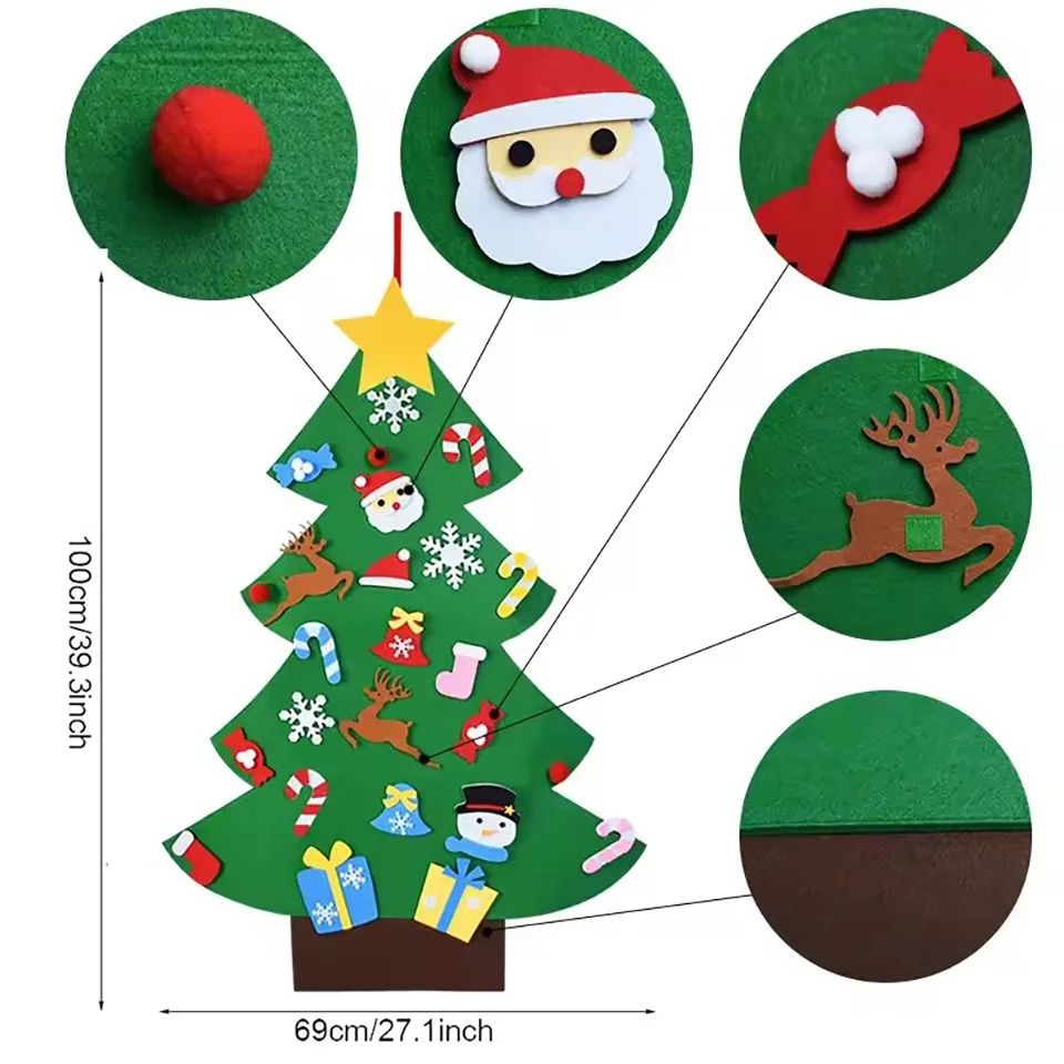 DIY Toddler Friendly Felt Christmas Tree