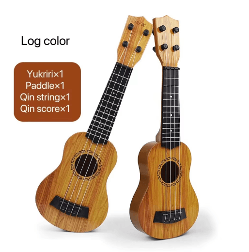 Kids Mini Guitar Toy 35cm Ukulele-Style Musical Learning Instrument