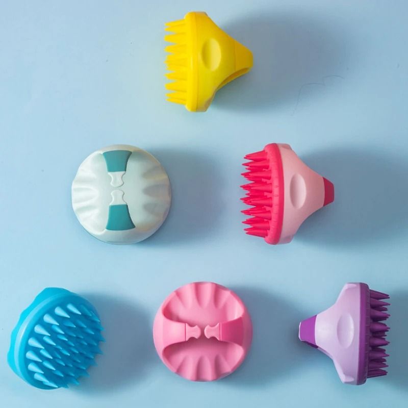Handheld Silicone Scalp Massage and Shampoo Brush
