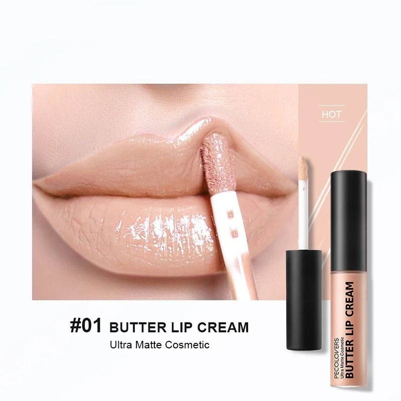 Hydrating Butter Gloss – Non-Sticky Nude Lip Finish with Essential Oils