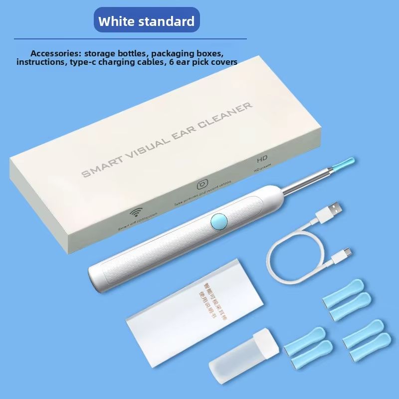 Wireless Ear Cleaner with 8MP Camera – Rechargeable Ear Wax Removal Kit with Ear Spoon