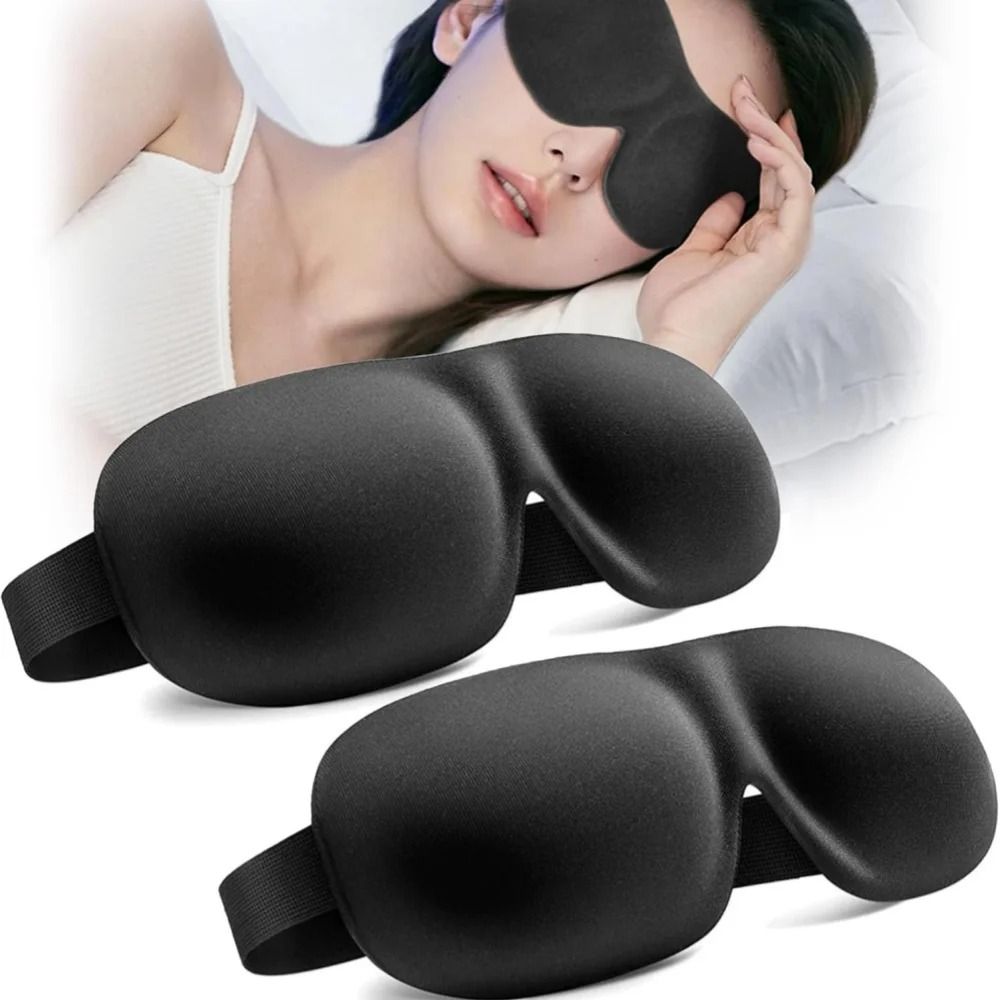 3D Memory Foam Sleep Mask for Light Blocking and Comfortable Rest