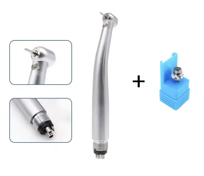LumiDent LED Dental High Speed Handpiece with Ceramic Bearings and Push Button Design