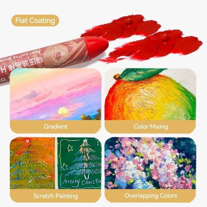 Paul Rubens Soft Oil Pastel Set Creamy Vibrant Colors for Artists and Beginners