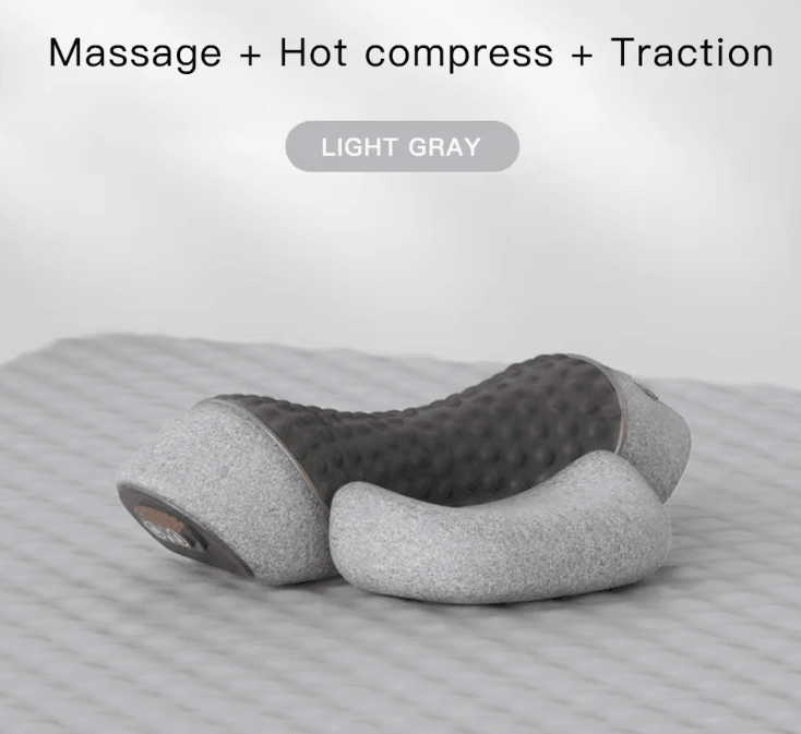 3 in 1 Electric Neck Massager Pillow with Heat and Vibration Therapy