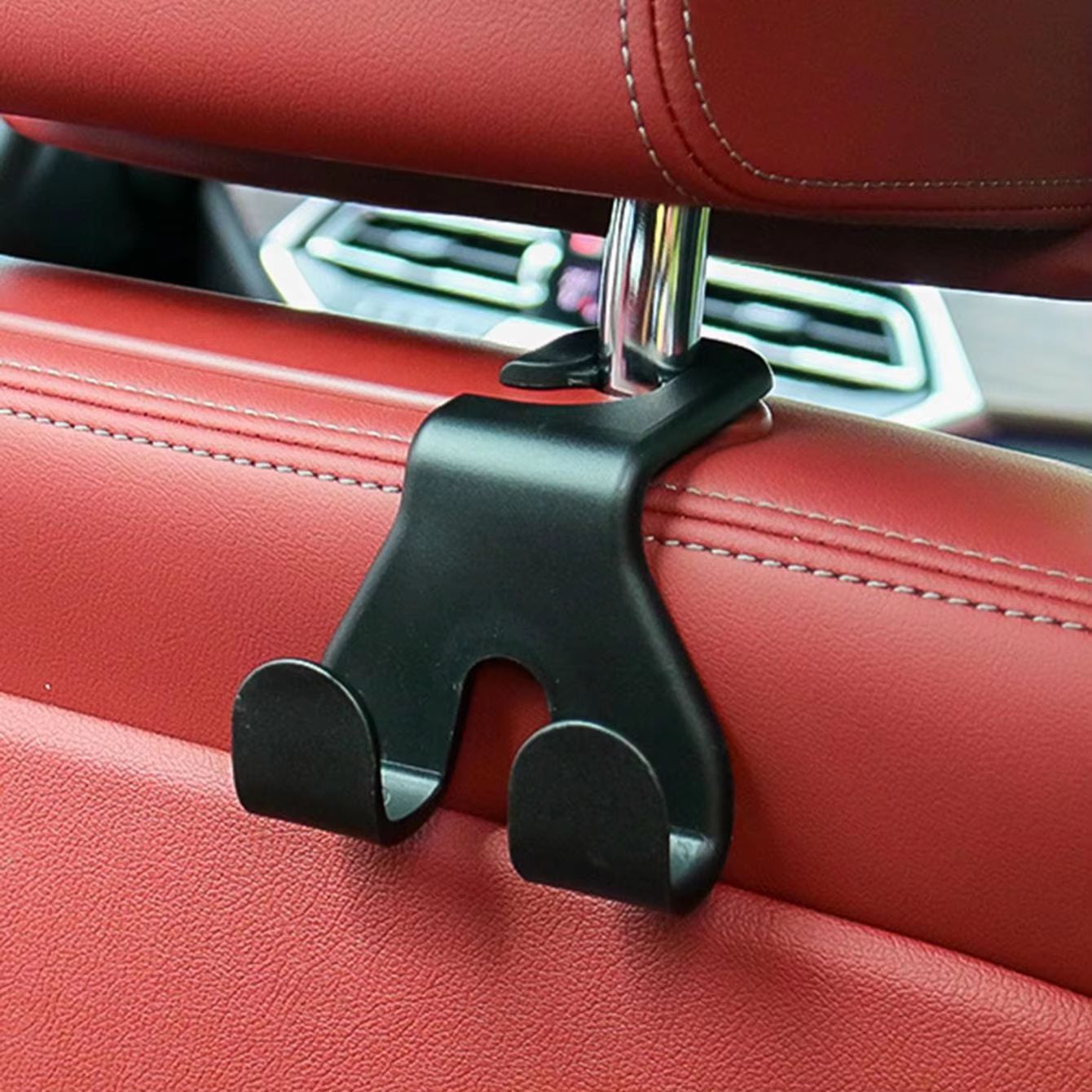 Concealed Multifunctional Headrest Hook & Phone Holder – Universal Car Seat Back Mount