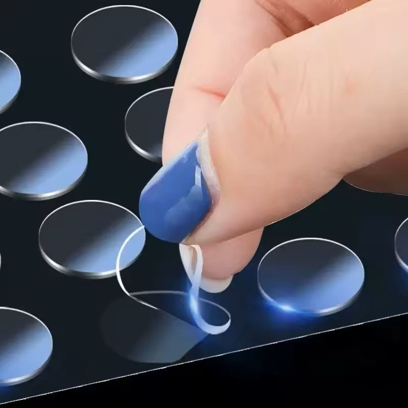 Double Sided Adhesive Dots Clear Acrylic Stickers for DIY Crafts and Scrapbooking 100pcs