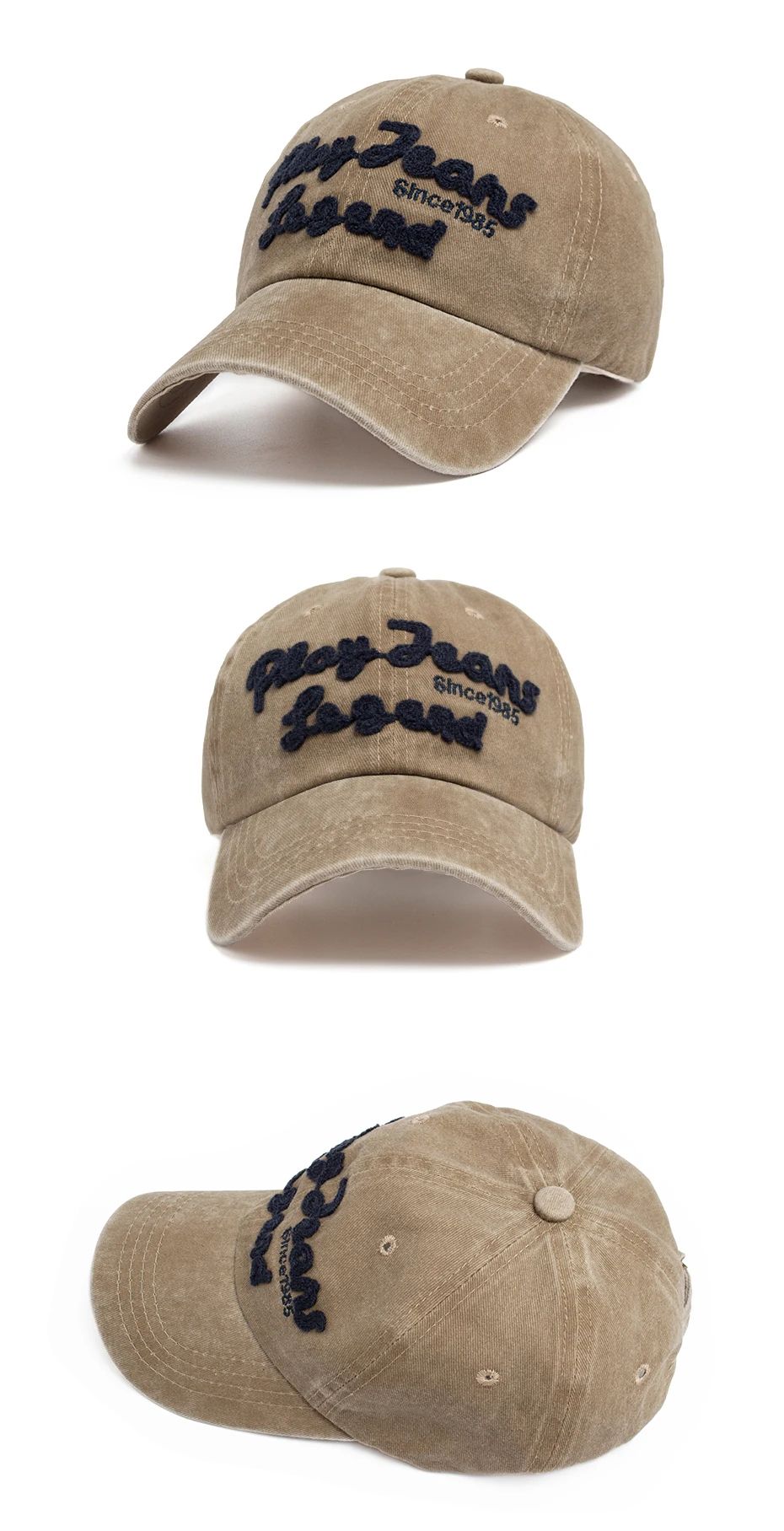 CNTANG Cotton Letter Embroidery Baseball Cap