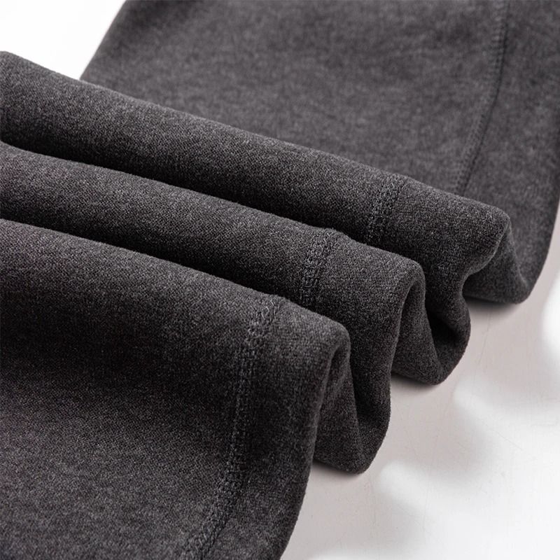 Mens Thermal Underwear Fleece Lined Winter Pants