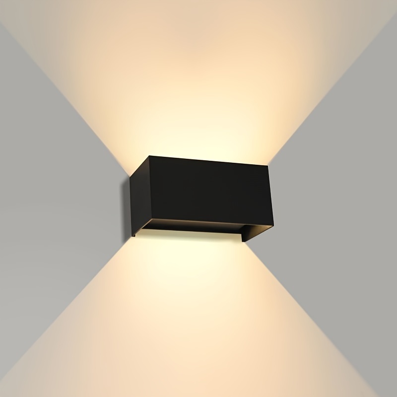 Modern LED Wall Light for Indoor/Outdoor Use, Up and Down Adjustable Beam, Cold Wall Lamp, Perfect for Outdoor