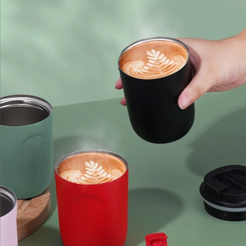 Mini Thermos Bottle Coffee Mug Stainless Steel Cup Thermal Leakproof Vacuum Flask Double Wall Tumbler Insulated